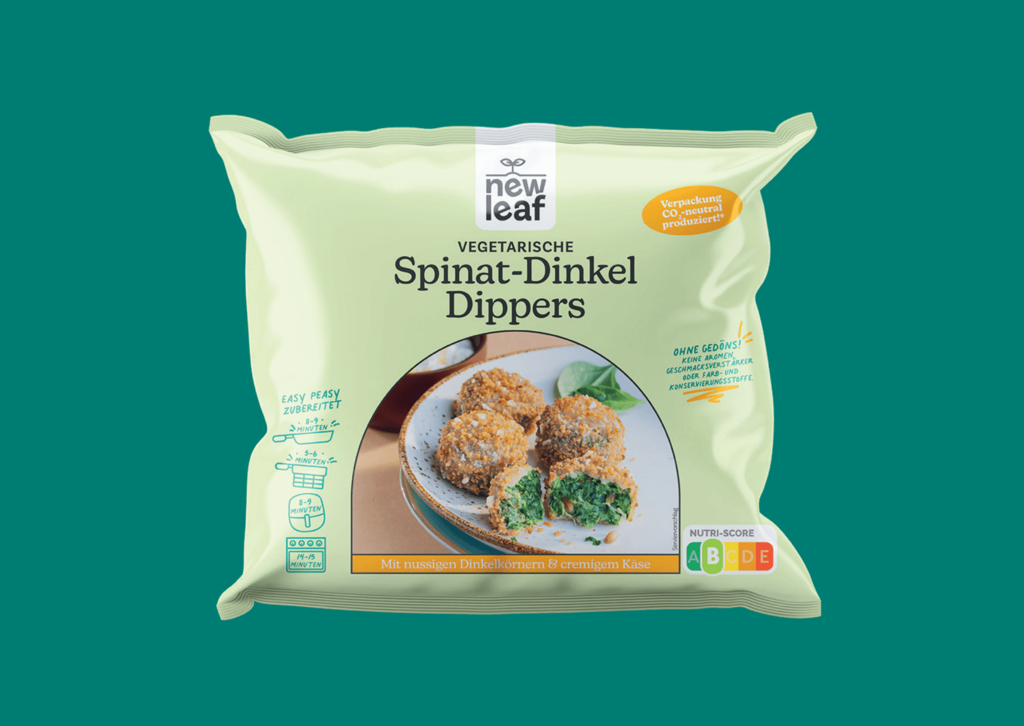 Produktbild von Spinat-Dinkel Dippers