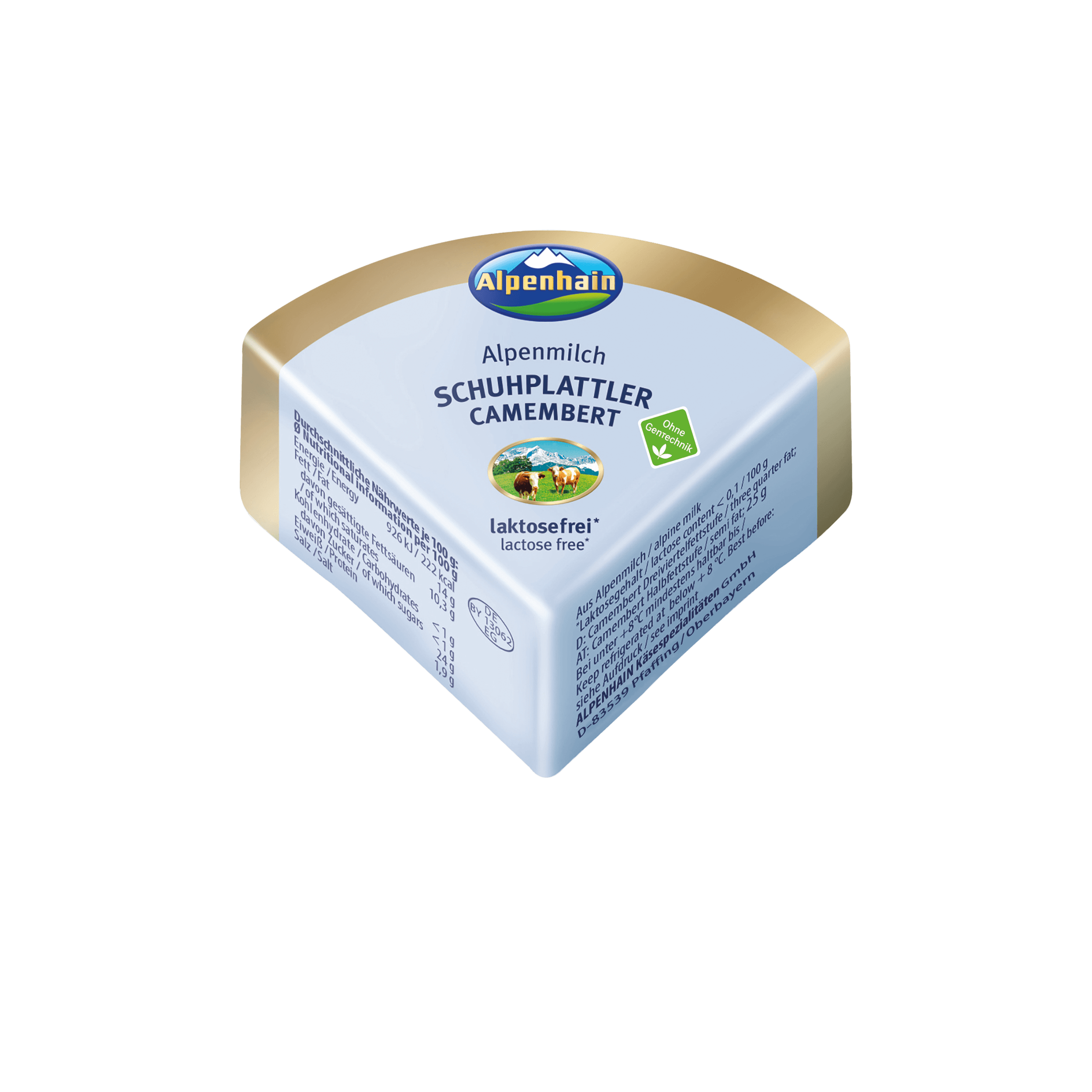 Produktbild von Alpenmilch Schuhplattler Camembert Portion